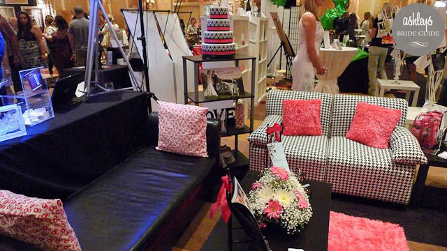 pink black and white wedding by decadent